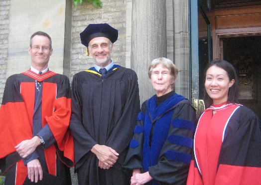 With Professors Norval, Mims, and Phillips