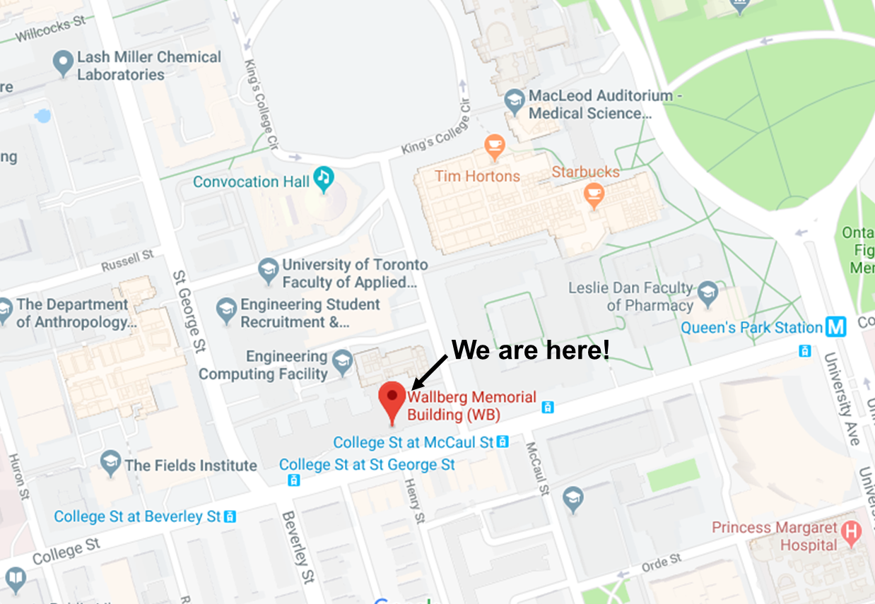 University Of Toronto St Campus Map United States Map