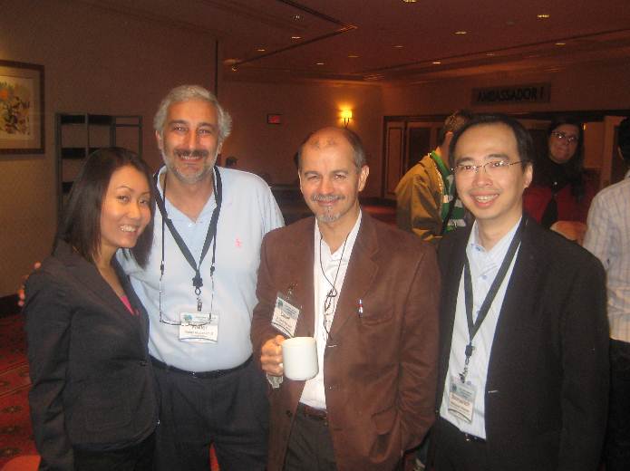 With Dr. Walter Alvarez, Professors Daniel Resasco and Boonyarach (Luke) Kitiyanan